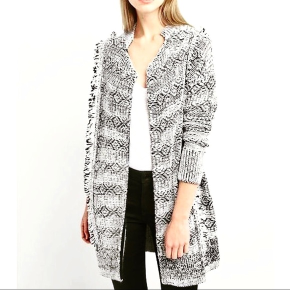 Gap boho tribal fringed sweater jacket - Picture 1 of 13